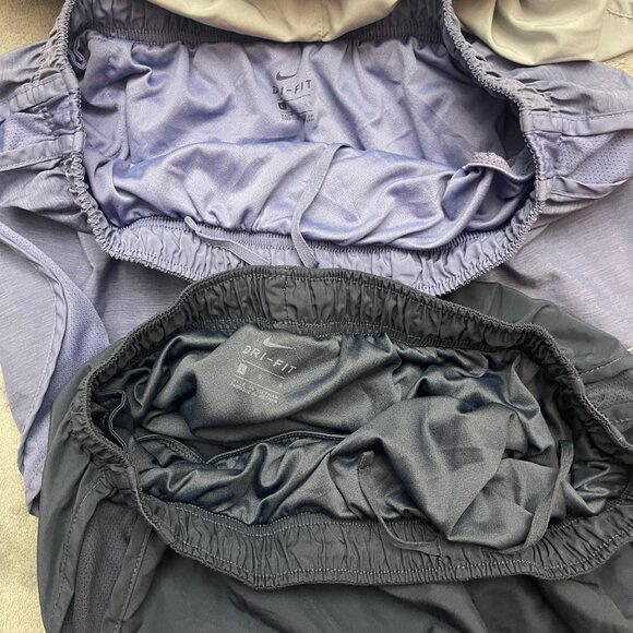Nike Running Shorts Womens Large 3" Dri Fit Tempo Brief Lined Lot of 4 - Picture 5 of 11